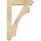 Ekena Millwork Westlake Arts and Crafts Rough Sawn Bracket w/ Offset Brace, Douglas Fir, 6"W x 24"D x 36"H BKT0604X24X36WTL03RDF - alternate 4